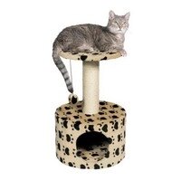 Trixie / Домик для кошек Трикси "Toledo"Кошачьи Лапки" Бежевый высота
