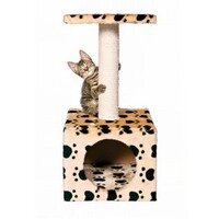 Trixie / Домик для кошек Трикси "Zamora"Кошачьи Лапки" с площадкой Бежевый