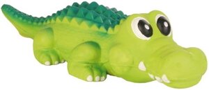 Trixie / Игрушка Трикси для собак "Крокодил" с пищалкой латекс