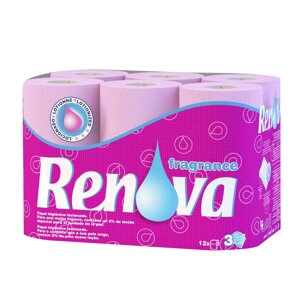 Туалетная бумага Renova ProgressFragrance 12 рулонов