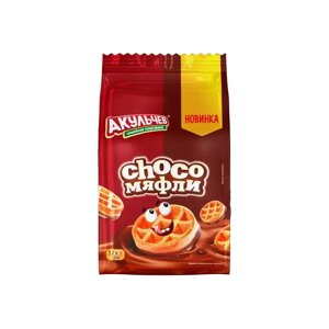 Вафли Акульчев Choco Мяфли, 120 г