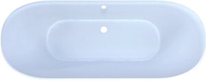 Ванна из искусственного камня Фэма Белла 4620002839123 160x65 см, отдельностоящая, овальная, белый глянец