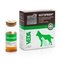 Veda Фитодиета Котэрвин / Кормовая добавка Веда для собак и кошек Поддержание мочевыделительной системы