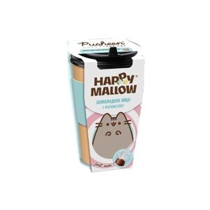 Яйцо шоколадное Happy mallow Pusheen с маршмеллоу 70 г