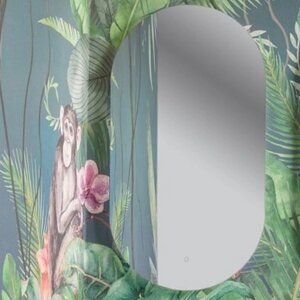 Зеркало Armadi Art Vallessi 568 110x60 овальное, с подсветкой /568