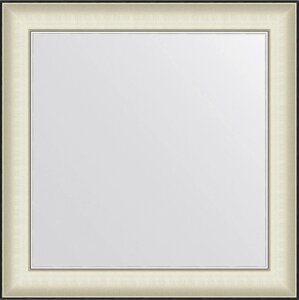 Зеркало Evoform Definite BY 7629 68х68, белая кожа с хромом