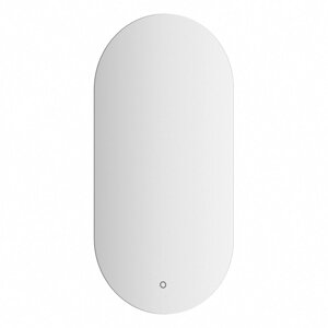 Зеркало Evoform с LED-подсветкой 16,5 W 40х80 см Сенсорный выключатель Теплый белый свет