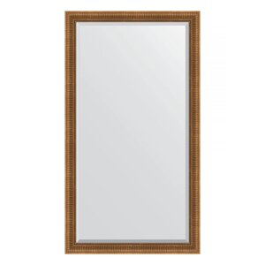 Зеркало напольное с фацетом в багетной раме Evoform бронзовый акведук 93 мм 112x202 см