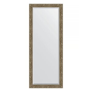 Зеркало напольное с фацетом в багетной раме Evoform виньетка античная латунь 85 мм 80x200 см
