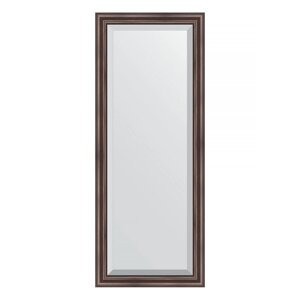 Зеркало с фацетом в багетной раме Evoform палисандр 62 мм 56х141 см