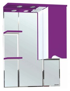Зеркало-шкаф Bellezza Эйфория 80 R фиолетовый 4619113001413