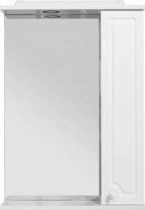 Зеркало-шкаф Rush Crete 60 белый глянец CRM35060W