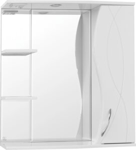 Зеркало-шкаф Style Line Амелия 75/С белый ЛС-00000014
