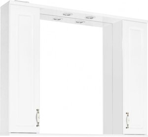 Зеркало-шкаф Style Line Олеандр-2 100/С Люкс, белый ЛС-00000583
