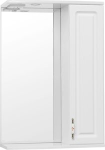 Зеркало-шкаф Style Line Олеандр-2 55/С Люкс, белый ЛС-00000049
