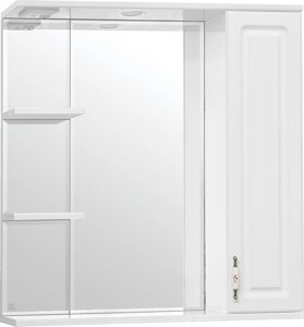 Зеркало-шкаф Style Line Олеандр-2 75/С Люкс, белый ЛС-00000051