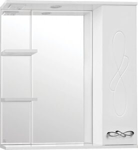 Зеркало-шкаф Style Line Венеция 75/С белый ЛС-00000263