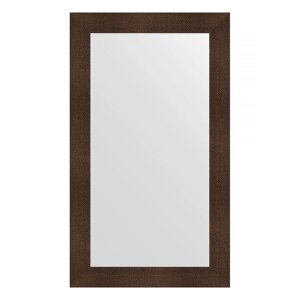 Зеркало в багетной раме Evoform бронзовая лава 90 мм 70х120 см