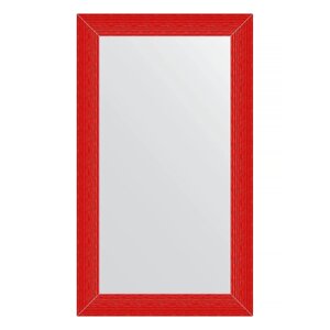 Зеркало в багетной раме Evoform красная волна 89 мм 70x120 см
