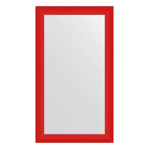 Зеркало в багетной раме Evoform красная волна 89 мм 80x140 см