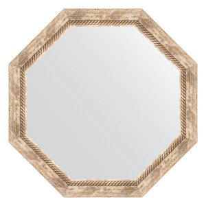 Зеркало в багетной раме Evoform прованс с плетением 70 мм 73,2х73,2 см