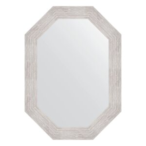 Зеркало в багетной раме Evoform серебряный дождь 70 мм 52x72 см