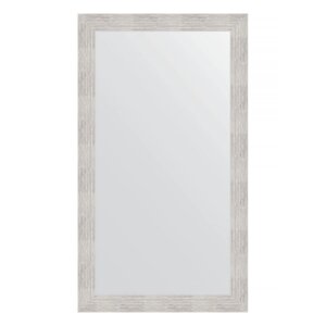Зеркало в багетной раме Evoform серебряный дождь 70 мм 66х116 см