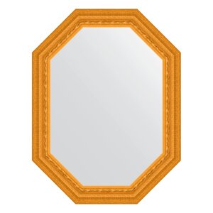 Зеркало в багетной раме Evoform сусальное золото 80 мм 64x84 см