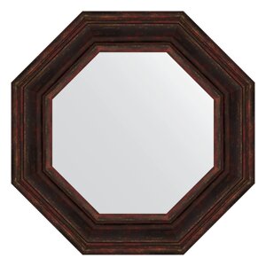 Зеркало в багетной раме Evoform темный прованс 99 мм 59,2х59,2 см