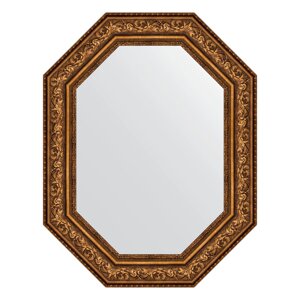 Зеркало в багетной раме Evoform виньетка состаренная бронза 109 мм 70x90 см