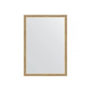 Зеркало в багетной раме Evoform витое золото 28 мм 48х68 см