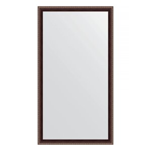 Зеркало в багетной раме Evoform махагон с орнаментом 50 мм 73x133 см