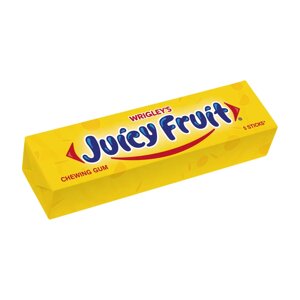 Жевательная резинка Juicy fruit, 5 пластинок, 13 г