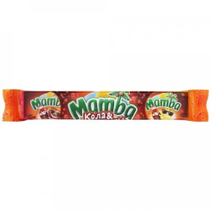 Жевательные конфеты Mamba со вкусом колы и фруктов, 79,5 г