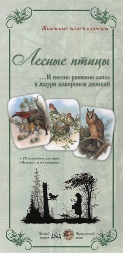 Животный мир. Лесные птицы (72 карточки для игры Мемори и викторины)