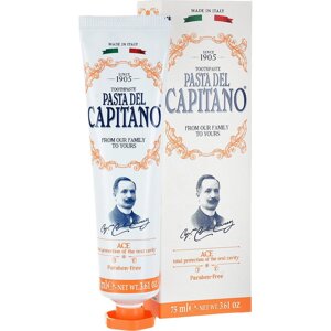 Зубная паста Pasta del Capitano Премиум, с витаминами А С Е, 75 мл
