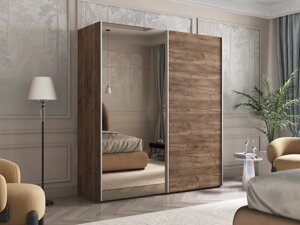 Шкаф-купе Эста 2-х дверный 1800х660х2200/2400 (4 Зеркала бронза, 4 ЛДСП) Е1 мебель