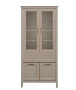 CLASSIC Шкаф REG2W2D1S (глиняный серый) БРВ-мебель