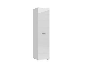 GLOSS шкаф однодверный Белый/Белый глянец