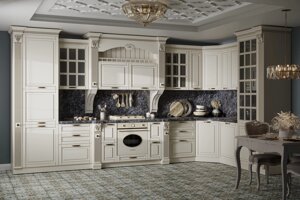 Набор кухонный Камелия (с ОПР) угловая 4,35*2,25 (Кухня 3,6*1,5+ПС600+150пр+ПД600+150лев) Арида мебель
