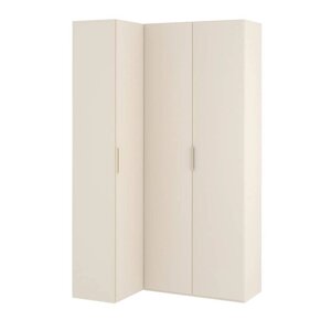 Шкаф угловой FEDERICA ШУ-02/2 сатин, белый бриллиант в Санкт-Петербурге от компании Фабрика Мебели