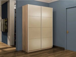 Шкаф-купе Прайм 2-х дверный 1200х570х2300 (Стекло фисташка) Е1 мебель