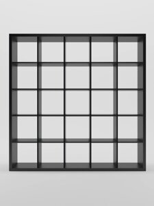 Система хранения PIANO 5x5 280x1800x1800 мм чёрное дерево