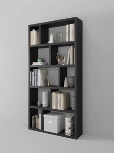 Стеллаж Kalm 280x980x2100 мм чёрное дерево