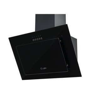 LEX Mika G 600 Black Наклонная кухонная вытяжка