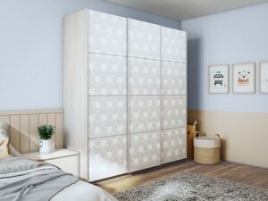 Шкаф-купе Прайм 3-х дверный 1800х570х2300 (Фотопечать калейдоскоп) Е1 мебель