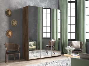 Шкаф-купе Прайм 3-х дверный 2100х570х2300 (Зеркало) Е1 мебель