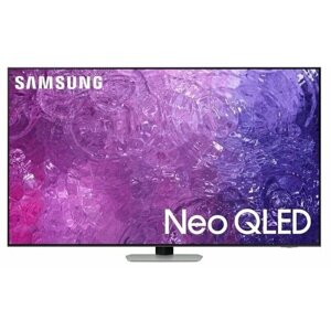 65" Телевизор samsung QE65QN90CAU 2023 QLED, LED, HDR, neo QLED RU, черный/серебристый