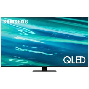 75" Телевизор Samsung QE75Q80AAU 2021, черный
