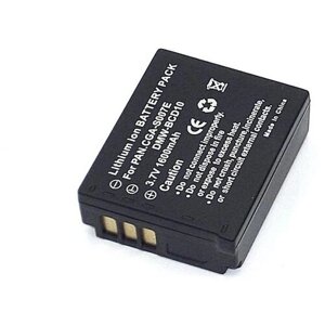 Аккумулятор для фотоаппарата Panasonic CGA-S007E CGR-S007E DMW-BCD10 3,7V 1600mAh код mb077166